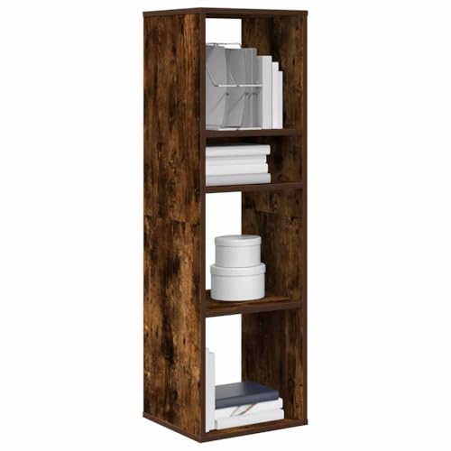 ULUYYUC Bücherregal aus Holzwerkstoff Räuchereiche 34x31x112 cm Schmaler Hochschrank mit Wandhalterung Stabiles Regal für Wohnzimmer Bücher Deko ULUYYUC Bücherregal aus Holzwerkstoff Räuchereiche 34x31x112 cm Schmaler Hochschrank mit Wandhalterung Stabiles Regal für Wohnzimmer Bücher Deko von ULUYYUC