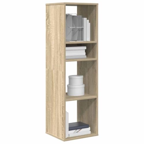 ULUYYUC Bücherregal aus Holzwerkstoff in Sonoma-Eiche 34x31x112 cm Schmales Hochregal mit Wandhalterung Eckregal für Wohnzimmer Küche Balkon ULUYYUC Bücherregal aus Holzwerkstoff in Sonoma-Eiche 34x31x112 cm Schmales Hochregal mit Wandhalterung Eckregal für Wohnzimmer Küche Balkon von ULUYYUC