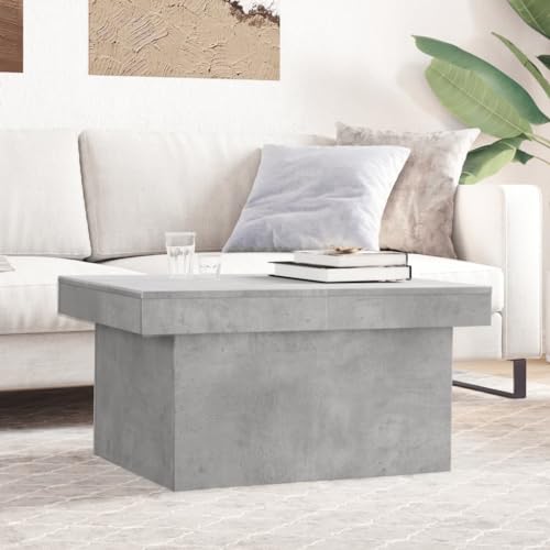 ULUYYUC Couchtisch Betongrau Holzwerkstoff 80x55x40 cm mit verschiebbarer Platte und Stauraum Stilvoller Beistelltisch für Wohnzimmer ULUYYUC Couchtisch Betongrau Holzwerkstoff 80x55x40 cm mit verschiebbarer Platte und Stauraum Stilvoller Beistelltisch für Wohnzimmer von ULUYYUC