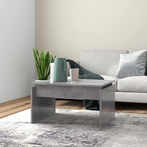 ULUYYUC Couchtisch Betongrau Moderner Beistelltisch aus Holzwerkstoff 68x50x38 cm für Wohnzimmer und Schlafzimmer ULUYYUC Couchtisch Betongrau Moderner Beistelltisch aus Holzwerkstoff 68x50x38 cm für Wohnzimmer und Schlafzimmer von ULUYYUC
