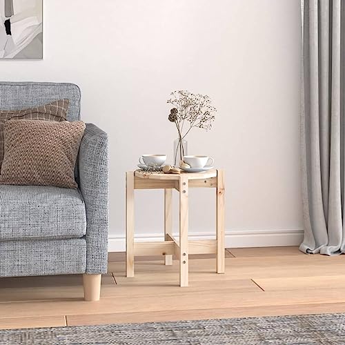 ULUYYUC Couchtisch aus Massivholz Kiefer Rund Ø42,5x45cm Robust Stabil mit Rustikaler Optik für Wohnzimmer ULUYYUC Couchtisch aus Massivholz Kiefer Rund Ø42,5x45cm Robust Stabil mit Rustikaler Optik für Wohnzimmer von ULUYYUC