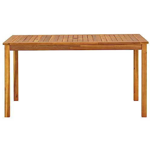 ULUYYUC Dining Table Wohnzimmertisch Klein Bartisch Kleiner Tisch - Gartentisch 140x80x74 cm Massivholz Akazie für Balkon Campingplatz Bar Esszimmer ULUYYUC Dining Table Wohnzimmertisch Klein Bartisch Kleiner Tisch - Gartentisch 140x80x74 cm Massivholz Akazie für Balkon Campingplatz Bar Esszimmer von ULUYYUC