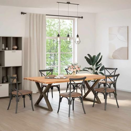 ULUYYUC Essentisch Esstisch Klein Bartisch Outdoor Kitchen Table - Esstisch mit Baumkanten 220x120x74 cm Massivholz Eiche für Camping Büro Esszimmer Balkon ULUYYUC Essentisch Esstisch Klein Bartisch Outdoor Kitchen Table - Esstisch mit Baumkanten 220x120x74 cm Massivholz Eiche für Camping Büro Esszimmer Balkon von ULUYYUC