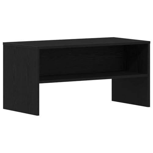 ULUYYUC Fernsehregal Tv Board Fernsehschrank Sideboard Fernseher - TV-Schrank Schwarz Eiche-Optik 80x40x40 cm Holzwerkstoff für Küche Outdoor Wohnzimmer Flur ULUYYUC Fernsehregal Tv Board Fernsehschrank Sideboard Fernseher - TV-Schrank Schwarz Eiche-Optik 80x40x40 cm Holzwerkstoff für Küche Outdoor Wohnzimmer Flur von ULUYYUC