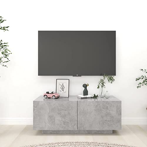 ULUYYUC Fernsehschrank Medienkonsole TV-Schrank-Sets Eck-TV-SchrankTV-Schrank Betongrau 100x35x40 cm HolzwerkstoffGeeignet für Wohnzimmer, Schlafzimmer ULUYYUC Fernsehschrank Medienkonsole TV-Schrank-Sets Eck-TV-SchrankTV-Schrank Betongrau 100x35x40 cm HolzwerkstoffGeeignet für Wohnzimmer, Schlafzimmer von ULUYYUC