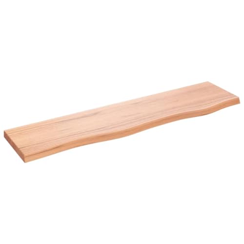 ULUYYUC Floating Shelves Wandregal Bücherregal Wand Regalboden - Wandregal Hellbraun 80x20x2 cm Massivholz Eiche Behandelt für Schlafzimmer Terrasse Wohnzimmer Flur ULUYYUC Floating Shelves Wandregal Bücherregal Wand Regalboden - Wandregal Hellbraun 80x20x2 cm Massivholz Eiche Behandelt für Schlafzimmer Terrasse Wohnzimmer Flur von ULUYYUC