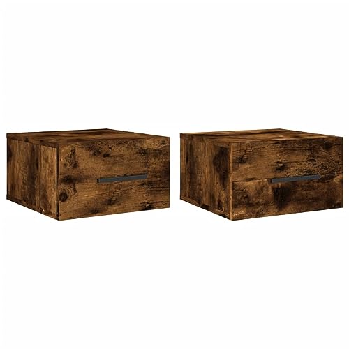ULUYYUC Flurschrank Werkzeugschrank Medikamentenschrank Kleiner Schrank - Wand-Nachttische 2 STK. Räuchereiche 35x35x20 cm für Keller Ankleidezimmer Balkon Schlafzimmer ULUYYUC Flurschrank Werkzeugschrank Medikamentenschrank Kleiner Schrank - Wand-Nachttische 2 STK. Räuchereiche 35x35x20 cm für Keller Ankleidezimmer Balkon Schlafzimmer von ULUYYUC