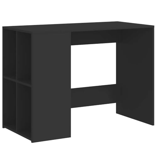 ULUYYUC Gaming Schreibtisch Gaming Tisch Bartisch Beistelltisch Couch - Schreibtisch Schwarz 102x50x75 cm Holzwerkstoff für Büro Arbeitszimmer Jugendzimmer Küche von ULUYYUC