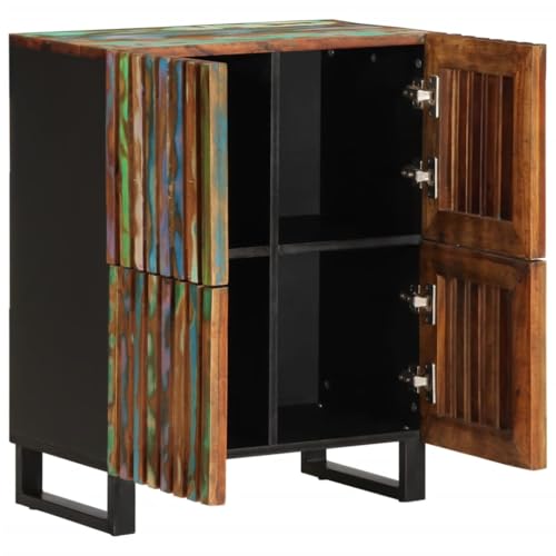 ULUYYUC Haushaltsschrank Mehrzweckschrank Büroschrank Vorratsschrank Küche - Sideboard 60x34x75 cm Massivholz Akazie für Küche Flur Arbeitszimmer Balkon von ULUYYUC