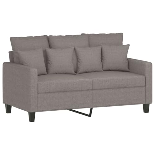 ULUYYUC Jugendsofa Big Sofa Küchensofa Sitzecke Wohnzimmer - 2-Sitzer-Sofa Taupe 120 cm Stoff für Esszimmer Balkon Küche Wohnzimmer von ULUYYUC