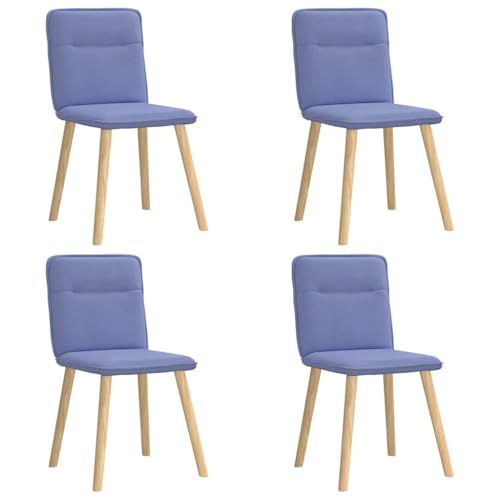 ULUYYUC Kitchen Table Esstisch Klein Kleiner Küchentisch Kleiner Tisch - Esszimmerstühle 4 STK. Jeansblau Stoff für Küche Wohnzimmer Garten Esszimmer ULUYYUC Kitchen Table Esstisch Klein Kleiner Küchentisch Kleiner Tisch - Esszimmerstühle 4 STK. Jeansblau Stoff für Küche Wohnzimmer Garten Esszimmer von ULUYYUC