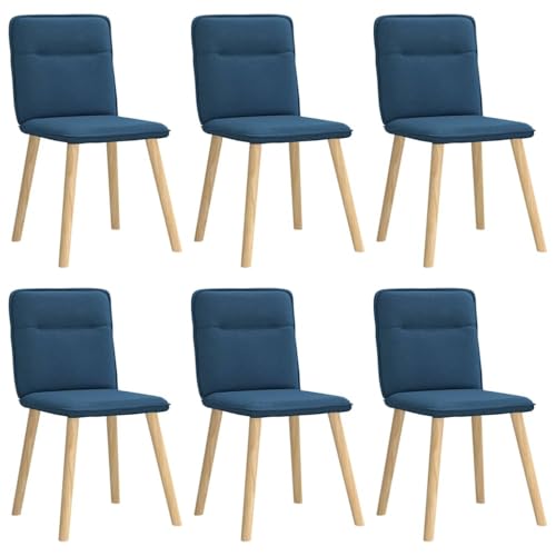 ULUYYUC Kitchen Table Esstisch Klein Kleiner Küchentisch Kleiner Tisch - Esszimmerstühle 6 STK. Blau Stoff für Küche Wohnzimmer Garten Esszimmer ULUYYUC Kitchen Table Esstisch Klein Kleiner Küchentisch Kleiner Tisch - Esszimmerstühle 6 STK. Blau Stoff für Küche Wohnzimmer Garten Esszimmer von ULUYYUC