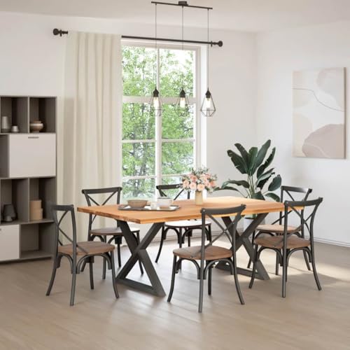 ULUYYUC Kitchen Table Gartentische Kleiner Tisch Bistrotisch Outdoor - Esstisch Hellbraun 200x120x74 cm Massivholz Eiche Rechteckig für Wohnzimmer Outdoor Esszimmer Balkon ULUYYUC Kitchen Table Gartentische Kleiner Tisch Bistrotisch Outdoor - Esstisch Hellbraun 200x120x74 cm Massivholz Eiche Rechteckig für Wohnzimmer Outdoor Esszimmer Balkon von ULUYYUC