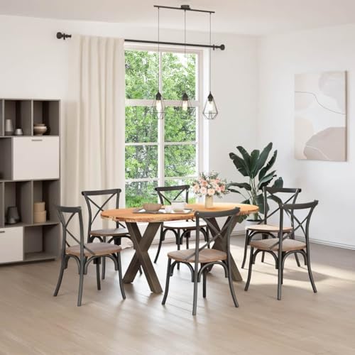 ULUYYUC Kleiner Esstisch Klein Gartentische Kleiner Tisch - Esstisch Hellbraun 180x90x74 cm Massivholz Eiche Oval für Balkon Büro Outdoor Camping ULUYYUC Kleiner Esstisch Klein Gartentische Kleiner Tisch - Esstisch Hellbraun 180x90x74 cm Massivholz Eiche Oval für Balkon Büro Outdoor Camping von ULUYYUC