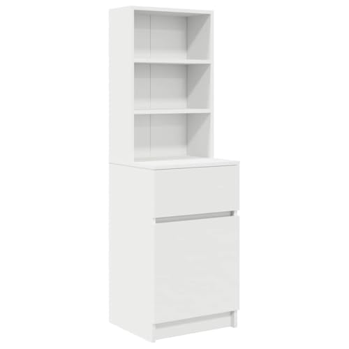 ULUYYUC Kleiner Nachttisch Betttisch Beistelltisch Schmal Nachttischschrank - Nachttisch Weiß 39x35x125 cm Holzwerkstoff für Flur Küche Wohnzimmer Jugendzimmer ULUYYUC Kleiner Nachttisch Betttisch Beistelltisch Schmal Nachttischschrank - Nachttisch Weiß 39x35x125 cm Holzwerkstoff für Flur Küche Wohnzimmer Jugendzimmer von ULUYYUC