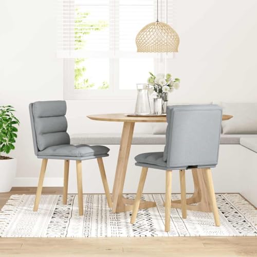 ULUYYUC Küchenarbeitsplatte Arbeitsplatte Küche Bartisch Küche Gaming Tisch - Esszimmerstühle 2 STK. Hellgrau Stoff für Balkon Esszimmer Wohnzimmer Garten ULUYYUC Küchenarbeitsplatte Arbeitsplatte Küche Bartisch Küche Gaming Tisch - Esszimmerstühle 2 STK. Hellgrau Stoff für Balkon Esszimmer Wohnzimmer Garten von ULUYYUC
