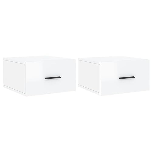 ULUYYUC Küchenschränke Spind Organizer Werkzeugschrank Buffetschrank - Wand-Nachttische 2 STK. Hochglanz-Weiß 35x35x20 cm für Schlafzimmer Keller Ankleidezimmer Arbeitszimmer ULUYYUC Küchenschränke Spind Organizer Werkzeugschrank Buffetschrank - Wand-Nachttische 2 STK. Hochglanz-Weiß 35x35x20 cm für Schlafzimmer Keller Ankleidezimmer Arbeitszimmer von ULUYYUC