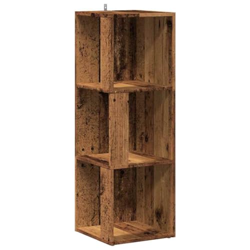ULUYYUC Küchenschränke Werkzeugschrank Mehrzweckschrank Kleiner Schrank - Eckregal Altholz-Optik 33x33x100 cm Holzwerkstoff für Flur Outdoor Büro Ankleidezimmer ULUYYUC Küchenschränke Werkzeugschrank Mehrzweckschrank Kleiner Schrank - Eckregal Altholz-Optik 33x33x100 cm Holzwerkstoff für Flur Outdoor Büro Ankleidezimmer von ULUYYUC