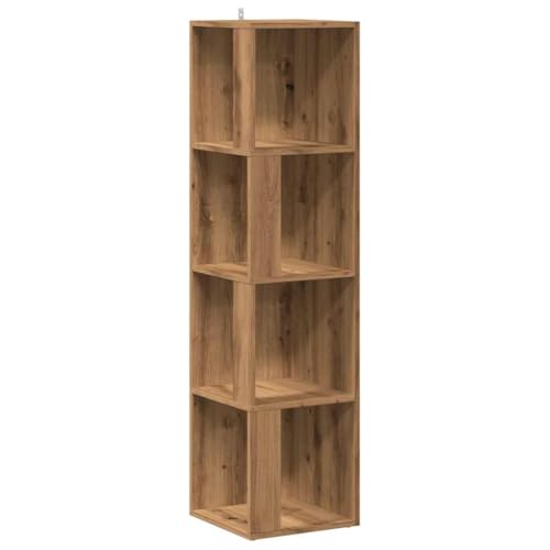 ULUYYUC Küchenschränke Werkzeugschrank Mehrzweckschrank Kleiner Schrank - Eckregal Artisan-Eiche 33x33x132 cm Holzwerkstoff für Flur Outdoor Büro Ankleidezimmer ULUYYUC Küchenschränke Werkzeugschrank Mehrzweckschrank Kleiner Schrank - Eckregal Artisan-Eiche 33x33x132 cm Holzwerkstoff für Flur Outdoor Büro Ankleidezimmer von ULUYYUC
