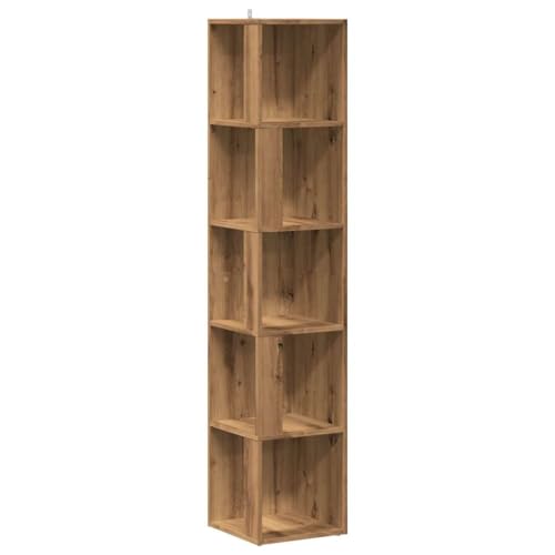 ULUYYUC Küchenschränke Werkzeugschrank Mehrzweckschrank Kleiner Schrank - Eckregal Artisan-Eiche 33x33x165 cm Holzwerkstoff für Flur Outdoor Büro Ankleidezimmer ULUYYUC Küchenschränke Werkzeugschrank Mehrzweckschrank Kleiner Schrank - Eckregal Artisan-Eiche 33x33x165 cm Holzwerkstoff für Flur Outdoor Büro Ankleidezimmer von ULUYYUC