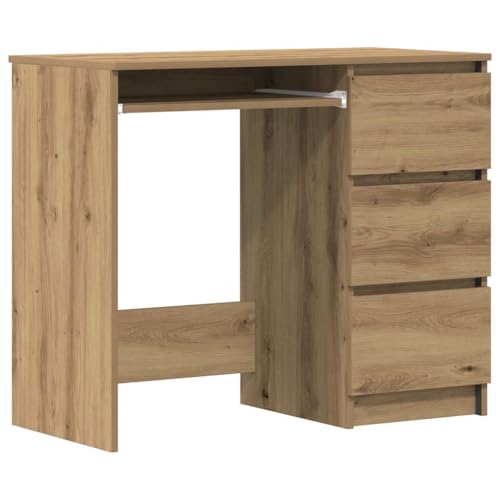 ULUYYUC Küchentisch Bartisch Couchtisch Esstische - Schreibtisch Artisan-Eiche 90x45x76 cm Holzwerkstoff für Jugendzimmer Arbeitszimmer Büro Wohnzimmer von ULUYYUC