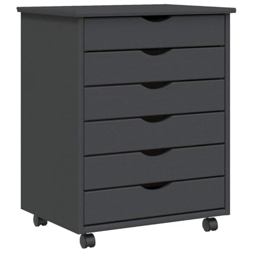 ULUYYUC Lagerschrank Spind Organizer Mehrzweckschrank Kleiner Schrank - Rollschrank mit Schubladen Moss Grau Massivholz Kiefer für Büro Schlafzimmer Werkstatt Küche ULUYYUC Lagerschrank Spind Organizer Mehrzweckschrank Kleiner Schrank - Rollschrank mit Schubladen Moss Grau Massivholz Kiefer für Büro Schlafzimmer Werkstatt Küche von ULUYYUC