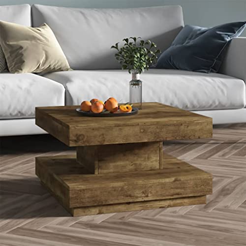 ULUYYUC Moderner Couchtisch Aus MDF Dunkelbraun 60x60x35 cm Kleiner Beistelltisch Robustes Design für Wohnzimmer ULUYYUC Moderner Couchtisch Aus MDF Dunkelbraun 60x60x35 cm Kleiner Beistelltisch Robustes Design für Wohnzimmer von ULUYYUC