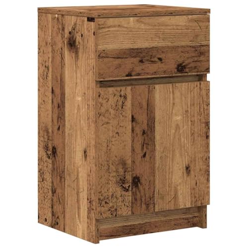 ULUYYUC Nachttisch Modern Beistelltisch Schmal Nachtkasten Nightstand - Nachttisch Altholz-Optik 39x35x65 cm Holzwerkstoff für Wohnzimmer Schlafzimmer Küche Flur ULUYYUC Nachttisch Modern Beistelltisch Schmal Nachtkasten Nightstand - Nachttisch Altholz-Optik 39x35x65 cm Holzwerkstoff für Wohnzimmer Schlafzimmer Küche Flur von ULUYYUC