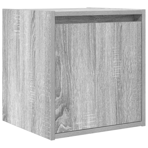 ULUYYUC Nachttisch Modern Nachtschrank Beistelltisch Schmal Nachttischschrank - Wand-Nachttisch Grau Sonoma 38x34x40 cm für Flur Badezimmer Arbeitszimmer Schlafzimmer ULUYYUC Nachttisch Modern Nachtschrank Beistelltisch Schmal Nachttischschrank - Wand-Nachttisch Grau Sonoma 38x34x40 cm für Flur Badezimmer Arbeitszimmer Schlafzimmer von ULUYYUC