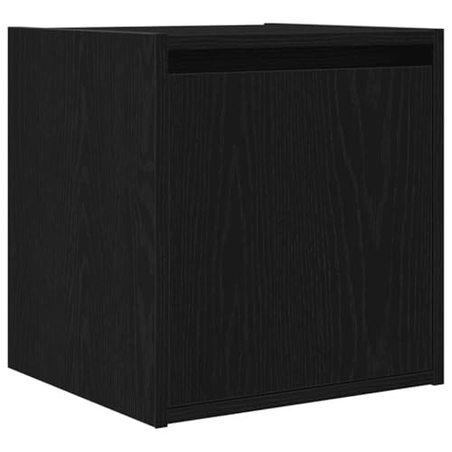 ULUYYUC Nachttisch Modern Nachtschrank Beistelltisch Schmal Nachttischschrank - Wand-Nachttisch Schwarz 38x34x40 cm für Flur Badezimmer Arbeitszimmer Schlafzimmer ULUYYUC Nachttisch Modern Nachtschrank Beistelltisch Schmal Nachttischschrank - Wand-Nachttisch Schwarz 38x34x40 cm für Flur Badezimmer Arbeitszimmer Schlafzimmer von ULUYYUC