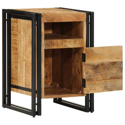 ULUYYUC Night Stand for Bedroom Nachttische Betttisch Nachtisch - Nachttisch 40x40x59 cm Raues Mango-Massivholz für Badezimmer Küche Wohnzimmer Jugendzimmer ULUYYUC Night Stand for Bedroom Nachttische Betttisch Nachtisch - Nachttisch 40x40x59 cm Raues Mango-Massivholz für Badezimmer Küche Wohnzimmer Jugendzimmer von ULUYYUC