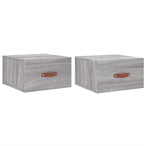 ULUYYUC Ordnerschrank Spind Organizer Spind Schrank Gartenschrank - Wand-Nachttische 2 STK. Grau Sonoma 35x35x20 cm für Ankleidezimmer Büro Keller Flur ULUYYUC Ordnerschrank Spind Organizer Spind Schrank Gartenschrank - Wand-Nachttische 2 STK. Grau Sonoma 35x35x20 cm für Ankleidezimmer Büro Keller Flur von ULUYYUC