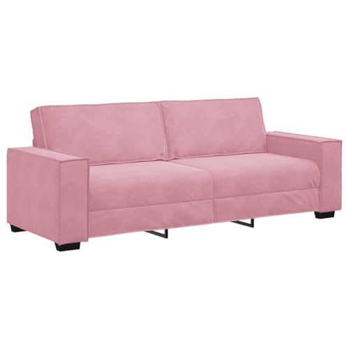 ULUYYUC Outdoor Couch Couch Klein Sessel Wohnzimmer Kleines Sofa für Jugendzimmer - 3-Sitzer-Sofa Rosa 180 cm Samt für Schlafzimmer Esszimmer Jugendzimmer Balkon ULUYYUC Outdoor Couch Couch Klein Sessel Wohnzimmer Kleines Sofa für Jugendzimmer - 3-Sitzer-Sofa Rosa 180 cm Samt für Schlafzimmer Esszimmer Jugendzimmer Balkon von ULUYYUC