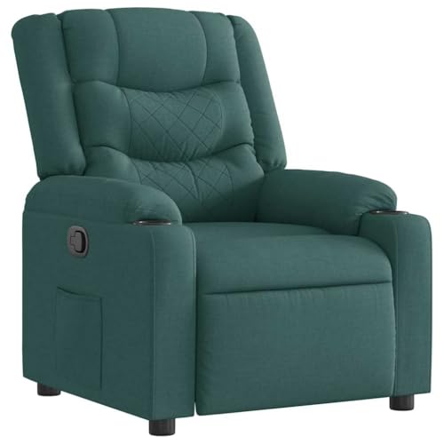 ULUYYUC Sessel Schlafzimmer Esszimmerstühle Wohnzimmer Bequem Big Sessel - Relaxsessel Dunkelgrün Stoff für Jugendzimmer Arbeitszimmer Outdoor Wohnzimmer ULUYYUC Sessel Schlafzimmer Esszimmerstühle Wohnzimmer Bequem Big Sessel - Relaxsessel Dunkelgrün Stoff für Jugendzimmer Arbeitszimmer Outdoor Wohnzimmer von ULUYYUC