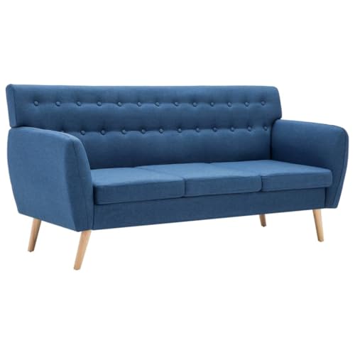ULUYYUC Sitzgarnitur Wohnzimmer Big Sofa Couch Klein Kleine Sofa - 3-Sitzer-Sofa Stoff 172x70x82 cm Blau für Jugendzimmer Küche Wohnzimmer Schlafzimmer ULUYYUC Sitzgarnitur Wohnzimmer Big Sofa Couch Klein Kleine Sofa - 3-Sitzer-Sofa Stoff 172x70x82 cm Blau für Jugendzimmer Küche Wohnzimmer Schlafzimmer von ULUYYUC