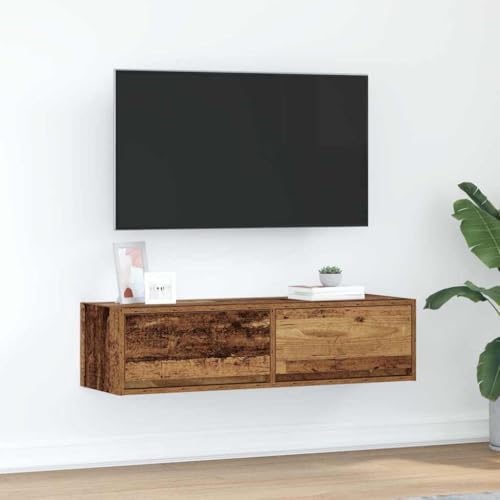 ULUYYUC TV Schrank Altholz 100x31x25,5 cm Holzwerkstoff Modernes Design mit Sanft Gleitenden Schubladen für Wohnzimmer und Schlafzimmer ULUYYUC TV Schrank Altholz 100x31x25,5 cm Holzwerkstoff Modernes Design mit Sanft Gleitenden Schubladen für Wohnzimmer und Schlafzimmer von ULUYYUC