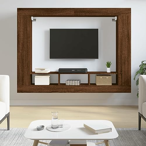 ULUYYUC TV Schrank Braun Eichen-Optik 152x22x113 cm Holzwerkstoff Modernes Design mit Stauraum Robust und Langlebig für Wohnzimmer ULUYYUC TV Schrank Braun Eichen-Optik 152x22x113 cm Holzwerkstoff Modernes Design mit Stauraum Robust und Langlebig für Wohnzimmer von ULUYYUC