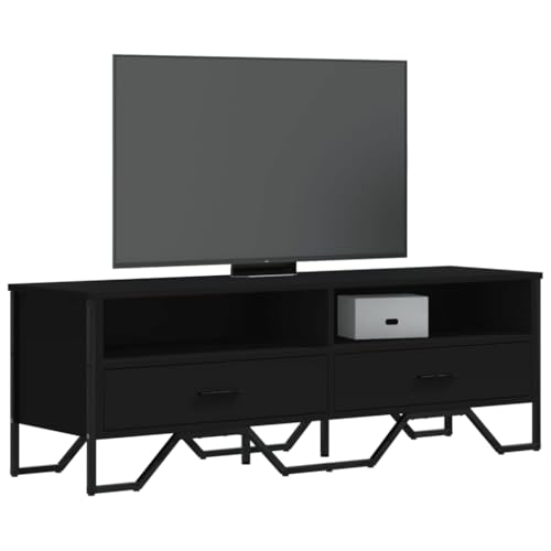 ULUYYUC TV Schrank Schwarz 122x34x41 cm Holzwerkstoff Metall Modernes Design mit Stauraum für Wohnzimmer und Schlafzimmer ULUYYUC TV Schrank Schwarz 122x34x41 cm Holzwerkstoff Metall Modernes Design mit Stauraum für Wohnzimmer und Schlafzimmer von ULUYYUC