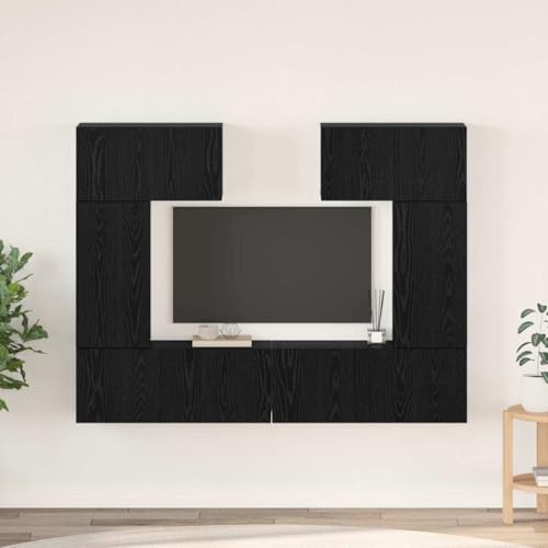 ULUYYUC TV Schrank Set 6 TLG Wandmontage Holzwerkstoff 80 x 30 x 30 cm Modernes Design mit Regalen für Wohnzimmer ULUYYUC TV Schrank Set 6 TLG Wandmontage Holzwerkstoff 80 x 30 x 30 cm Modernes Design mit Regalen für Wohnzimmer von ULUYYUC