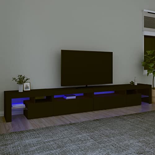 ULUYYUC TV-Schrank TV-Tisch TV-Möbel Tisch KabinettTV-Schrank mit LED-Leuchten Schwarz 290x36,5x40 cmGeeignet für Wohnzimmer, Schlafzimmer, Büro ULUYYUC TV-Schrank TV-Tisch TV-Möbel Tisch KabinettTV-Schrank mit LED-Leuchten Schwarz 290x36,5x40 cmGeeignet für Wohnzimmer, Schlafzimmer, Büro von ULUYYUC