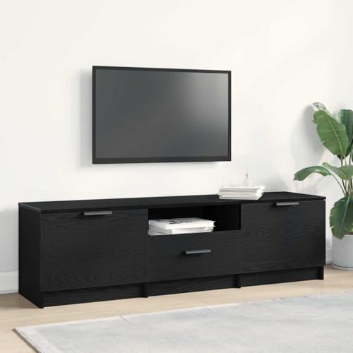 ULUYYUC TV Schrank aus Holzwerkstoff Schwarz 140x35x40 cm Modernes Lowboard mit Stauraum für Wohnzimmer ULUYYUC TV Schrank aus Holzwerkstoff Schwarz 140x35x40 cm Modernes Lowboard mit Stauraum für Wohnzimmer von ULUYYUC