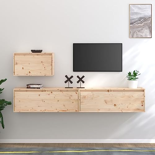 ULUYYUC TV Schrank aus Massivholz Kiefer 60 100 cm Wandschrank Hängeschrank für Wohnzimmer mit Modernem Design und Langlebigkeit ULUYYUC TV Schrank aus Massivholz Kiefer 60 100 cm Wandschrank Hängeschrank für Wohnzimmer mit Modernem Design und Langlebigkeit von ULUYYUC