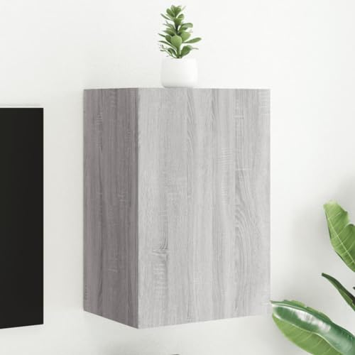 ULUYYUC TV Wandschrank Grau Sonoma 40,5x30x60 cm Holzwerkstoff mit 2 Fächern für Wohnzimmer Schlafzimmer und Flur ULUYYUC TV Wandschrank Grau Sonoma 40,5x30x60 cm Holzwerkstoff mit 2 Fächern für Wohnzimmer Schlafzimmer und Flur von ULUYYUC