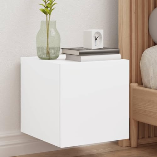 ULUYYUC TV Wandschrank Weiß 30,5 x 35 x 30 cm Holzwerkstoff mit RGB LED Beleuchtung Moderner Stauraum für Wohnzimmer und Schlafzimmer ULUYYUC TV Wandschrank Weiß 30,5 x 35 x 30 cm Holzwerkstoff mit RGB LED Beleuchtung Moderner Stauraum für Wohnzimmer und Schlafzimmer von ULUYYUC