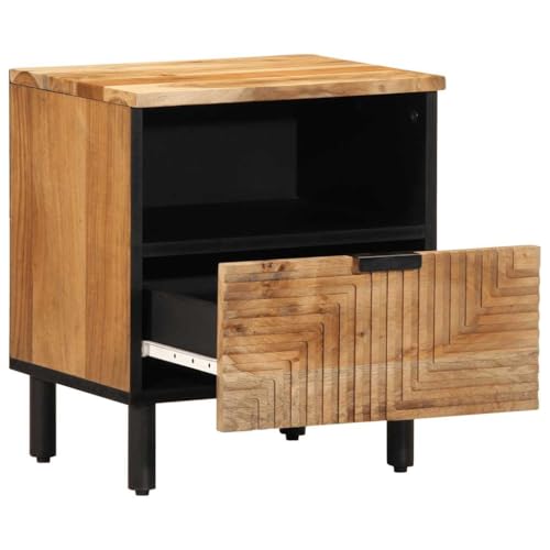 ULUYYUC Telefontisch Betttisch Nightstand Beistelltische Fürs Wohnzimmer - Nachttisch 40x33x46 cm Massivholz Akazie für Wohnzimmer Küche Arbeitszimmer Flur ULUYYUC Telefontisch Betttisch Nightstand Beistelltische Fürs Wohnzimmer - Nachttisch 40x33x46 cm Massivholz Akazie für Wohnzimmer Küche Arbeitszimmer Flur von ULUYYUC