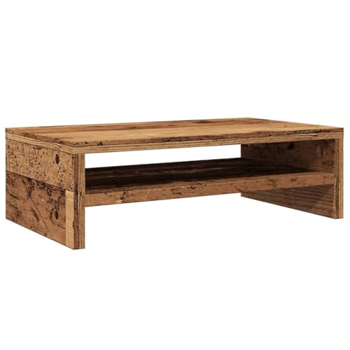 ULUYYUC Tv Cabinet for Living Room Sideboard Tv Kleiner Fernsehtisch Cupboard - Monitorständer Altholz-Optik 42x24x13 cm Holzwerkstoff für Schlafzimmer Flur Küche Wohnzimmer von ULUYYUC