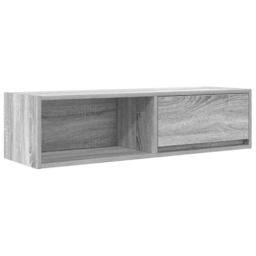 ULUYYUC Tv Tisch Tv Schrank Fernsehschrank Tv Cabinet for Living Room - TV-Schrank Grau Sonoma 100x31x25,5 cm Holzwerkstoff für Flur Küche Wohnzimmer Outdoor ULUYYUC Tv Tisch Tv Schrank Fernsehschrank Tv Cabinet for Living Room - TV-Schrank Grau Sonoma 100x31x25,5 cm Holzwerkstoff für Flur Küche Wohnzimmer Outdoor von ULUYYUC