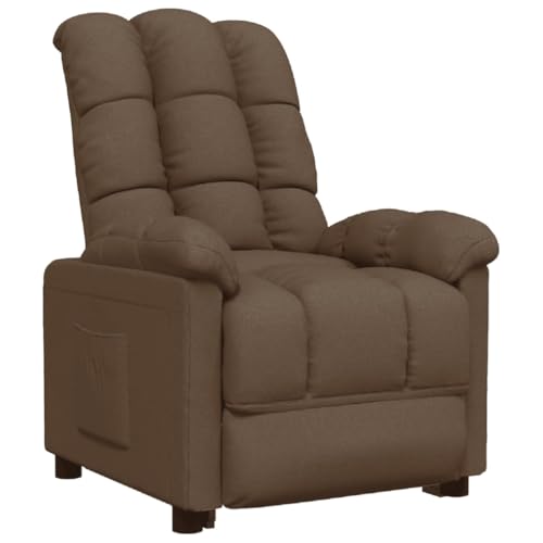 ULUYYUC Vintage Sessel Schreibtischstuhl Seselstuhl Wohnzimmer Loungesessel Wohnzimmer - Relaxsessel Braun Stoff für Outdoor Esszimmer Balkon Wohnzimmer ULUYYUC Vintage Sessel Schreibtischstuhl Seselstuhl Wohnzimmer Loungesessel Wohnzimmer - Relaxsessel Braun Stoff für Outdoor Esszimmer Balkon Wohnzimmer von ULUYYUC