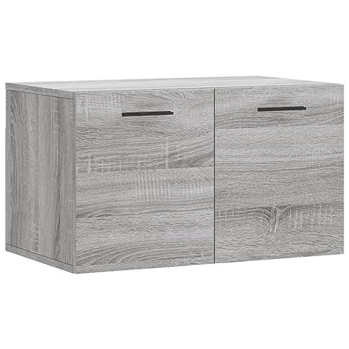 ULUYYUC Vitrinenschrank Werkzeugschrank Sideboard Küche Haushaltsschrank - Wandschrank Grau Sonoma 60x36,5x35 cm Holzwerkstoff für Werkstatt Outdoor Ankleidezimmer Küche von ULUYYUC