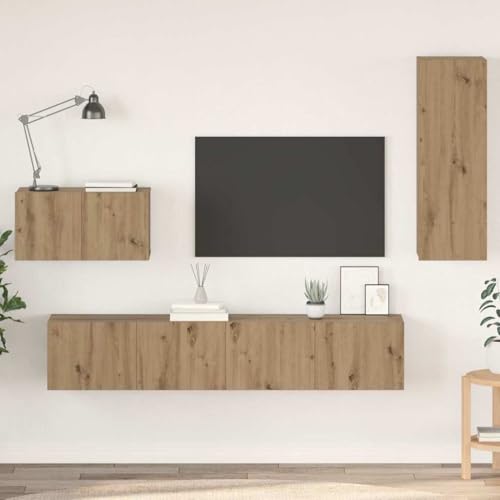 ULUYYUC Wand TV Schrank 80 x 30 x 30 cm Handwerklich Gefertigtes Eichenholz Rustikaler TV Sideboard mit Modularer Würfelstruktur für Wohnzimmer ULUYYUC Wand TV Schrank 80 x 30 x 30 cm Handwerklich Gefertigtes Eichenholz Rustikaler TV Sideboard mit Modularer Würfelstruktur für Wohnzimmer von ULUYYUC